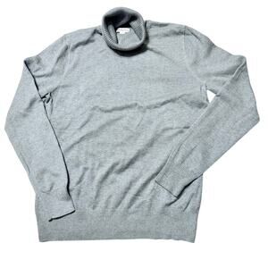 Merona Gray Ribbed Turtleneck Sweater – Size XL